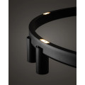 Люстра Nowodvorski 12285 Fourty Round GU10 R35+LED 7+6x10W+9W 3000K 710Lm IP20 чорна3
